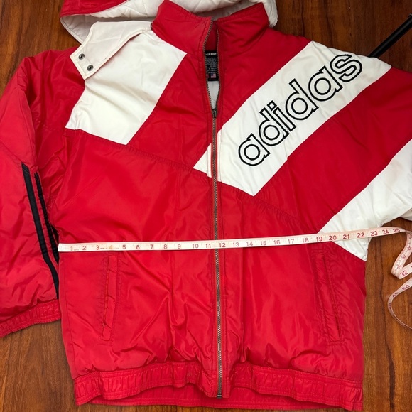Adidas Vintage Puffer Jacket Size Medium - Picture 6 of 8